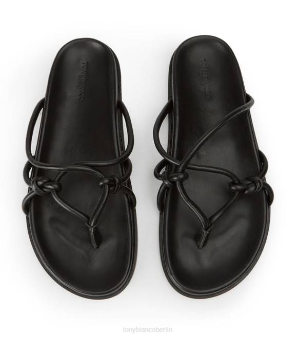 Sandalen| de Tony Bianco Frauen Luelle-Sandalen schwarzes Nappaleder 4624629